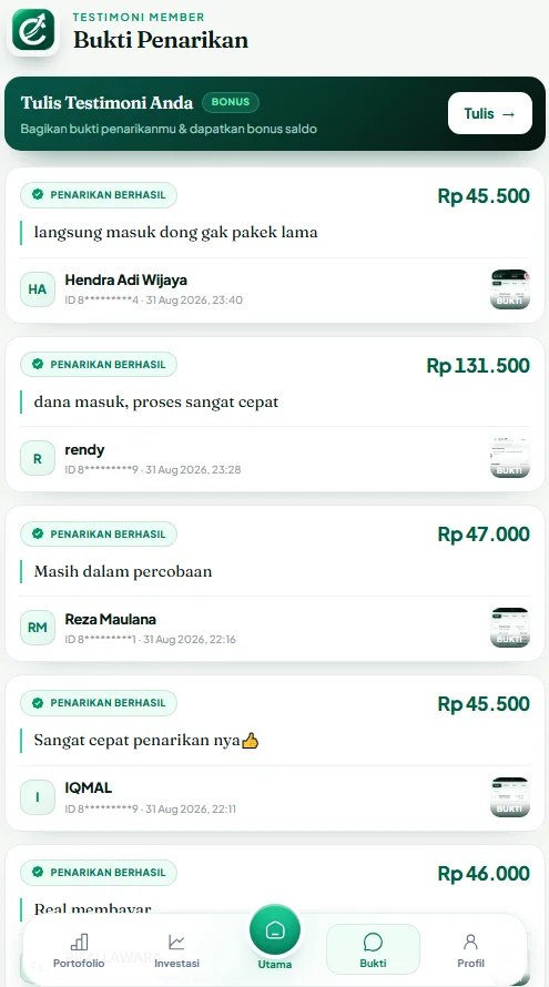 Testimoni Capital Nusa