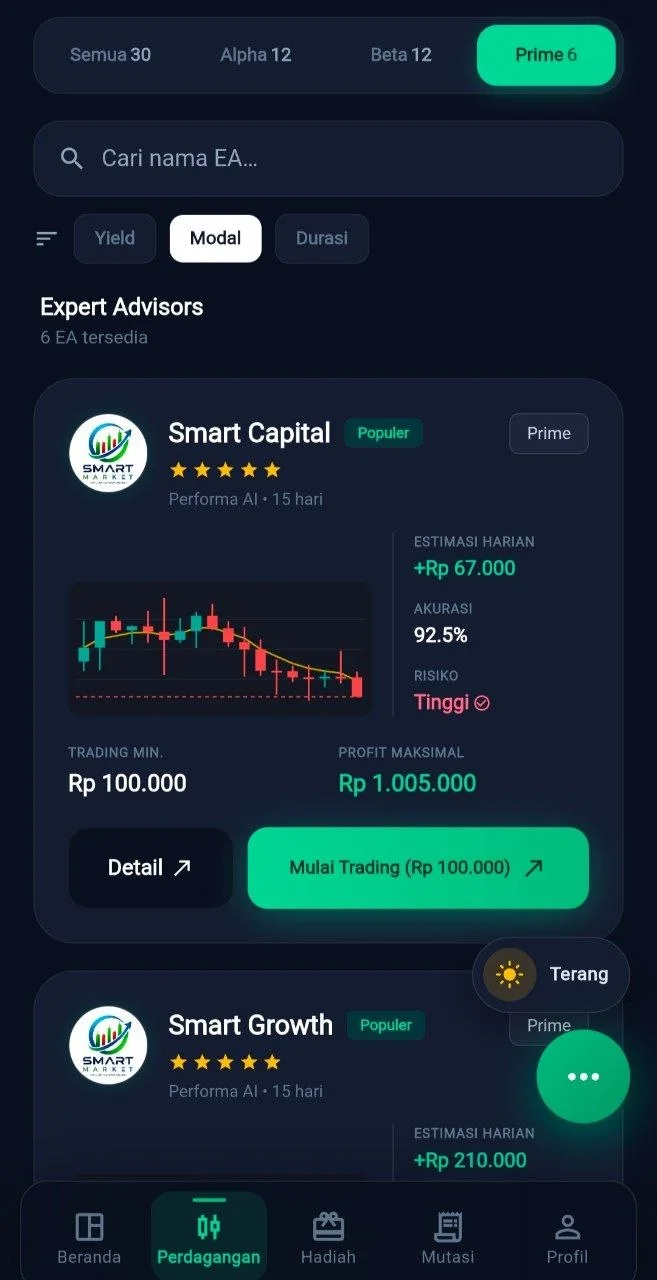 Logo Smart Market dari aset gambar yang tersedia pada domain publik platform